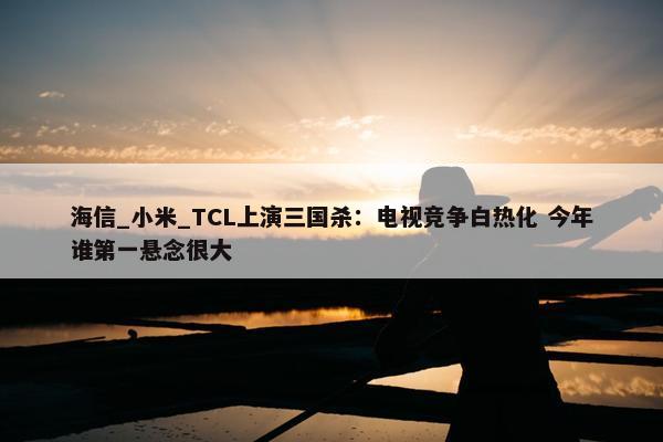 海信_小米_TCL上演三国杀：电视竞争白热化 今年谁第一悬念很大