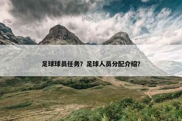 足球球员任务？足球人员分配介绍？