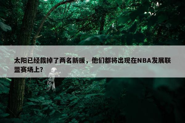 太阳已经裁掉了两名新援，他们都将出现在NBA发展联盟赛场上？