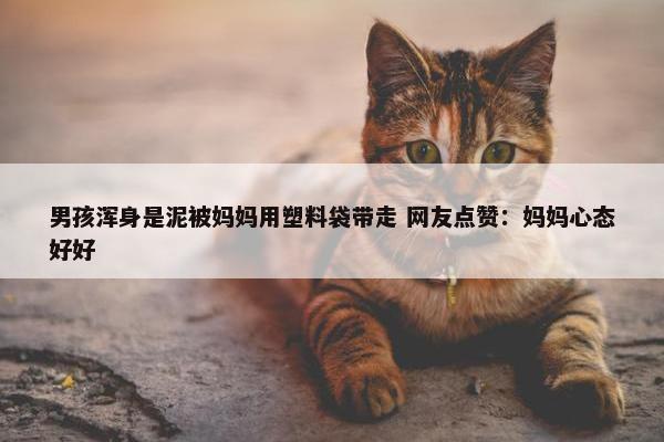 男孩浑身是泥被妈妈用塑料袋带走 网友点赞：妈妈心态好好