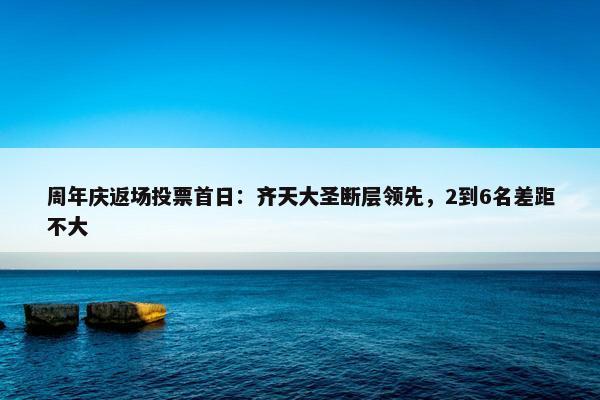 周年庆返场投票首日：齐天大圣断层领先，2到6名差距不大