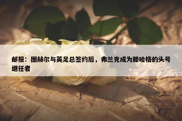 邮报：图赫尔与英足总签约后，弗兰克成为滕哈格的头号继任者