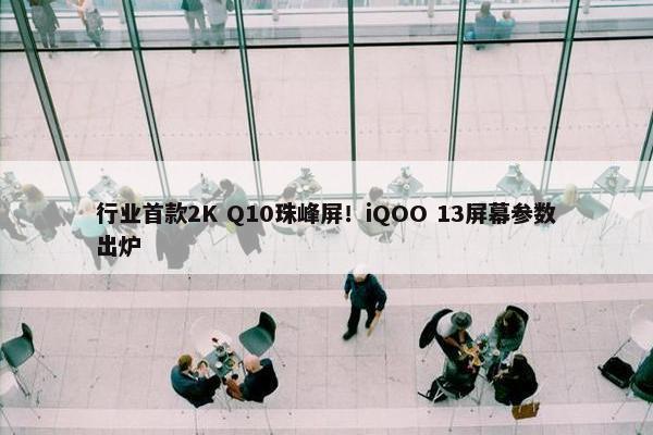 行业首款2K Q10珠峰屏！iQOO 13屏幕参数出炉