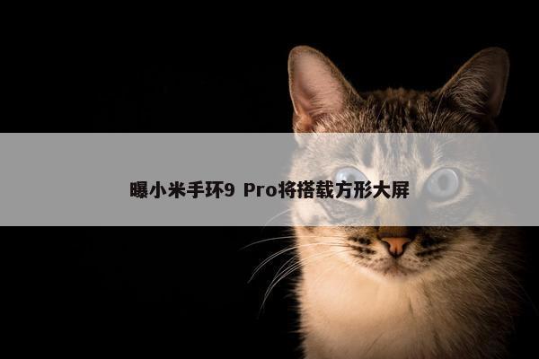 曝小米手环9 Pro将搭载方形大屏