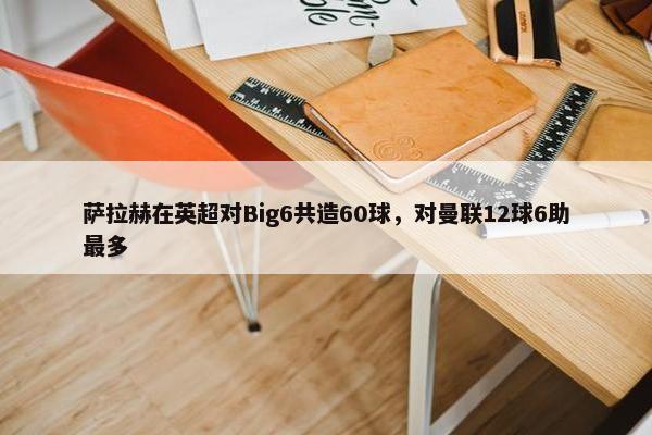 萨拉赫在英超对Big6共造60球，对曼联12球6助最多