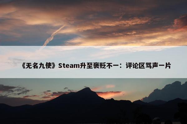 《无名九使》Steam升至褒贬不一：评论区骂声一片