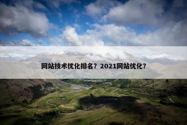 网站技术优化排名？2021网站优化？