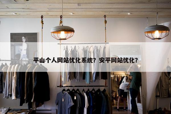 平山个人网站优化系统？安平网站优化？