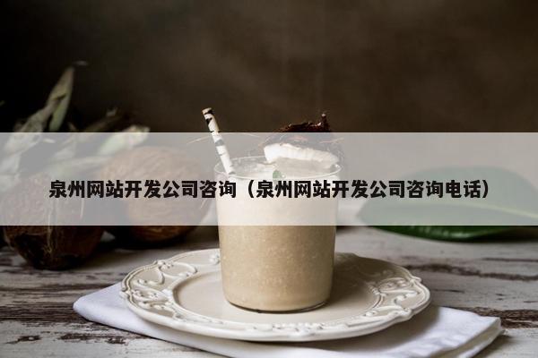 泉州网站开发公司咨询（泉州网站开发公司咨询电话）