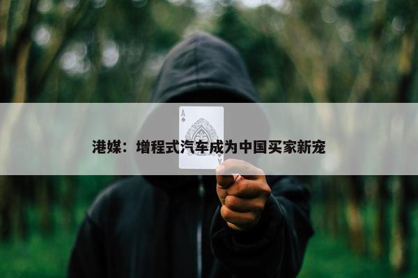 港媒：增程式汽车成为中国买家新宠