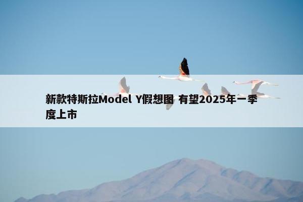 新款特斯拉Model Y假想图 有望2025年一季度上市