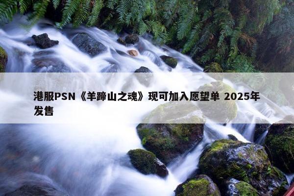 港服PSN《羊蹄山之魂》现可加入愿望单 2025年发售