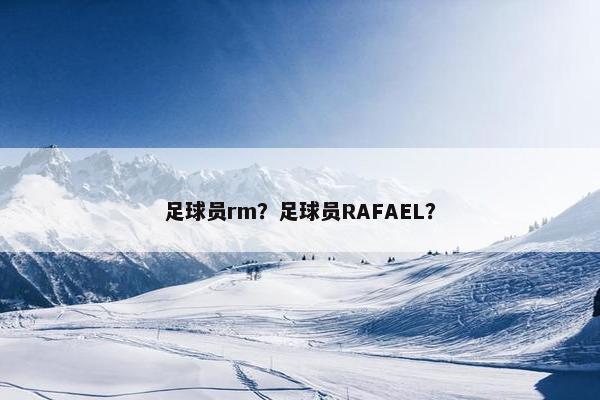 足球员rm？足球员RAFAEL？