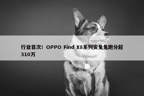 行业首次！OPPO Find X8系列安兔兔跑分超310万