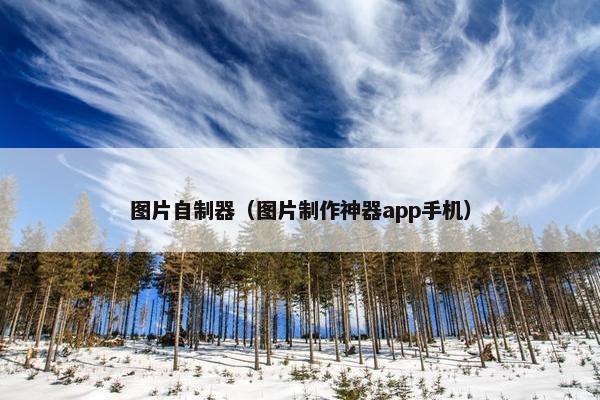 图片自制器（图片制作神器app手机）