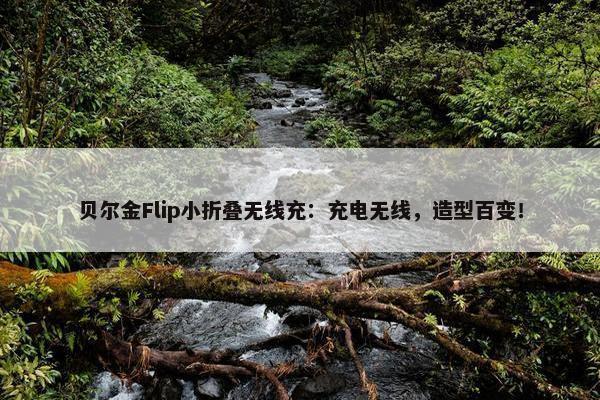 贝尔金Flip小折叠无线充：充电无线，造型百变！