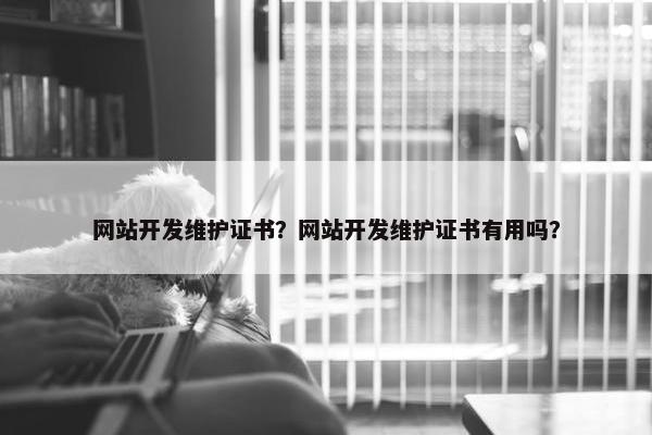 网站开发维护证书？网站开发维护证书有用吗？