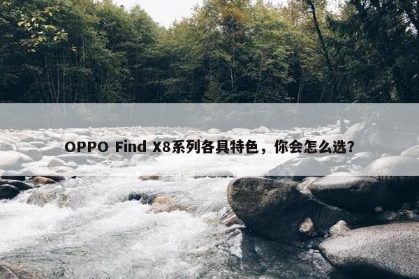 OPPO Find X8系列各具特色，你会怎么选？