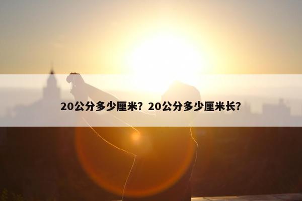 20公分多少厘米？20公分多少厘米长？