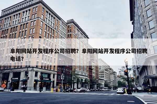 阜阳网站开发程序公司招聘？阜阳网站开发程序公司招聘电话？