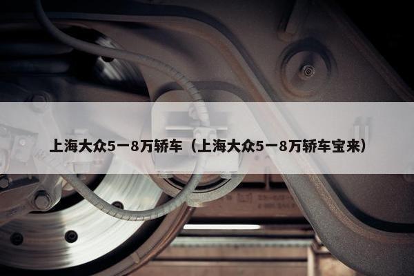 上海大众5一8万轿车（上海大众5一8万轿车宝来）