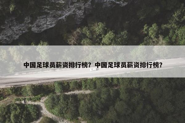 中国足球员薪资排行榜？中国足球员薪资排行榜？