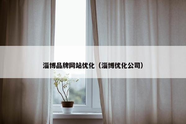 淄博品牌网站优化（淄博优化公司）