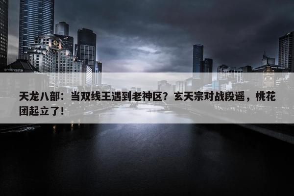 天龙八部：当双线王遇到老神区？玄天宗对战段遥，桃花团起立了！