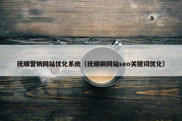 抚顺营销网站优化系统（抚顺刷网站seo关键词优化）