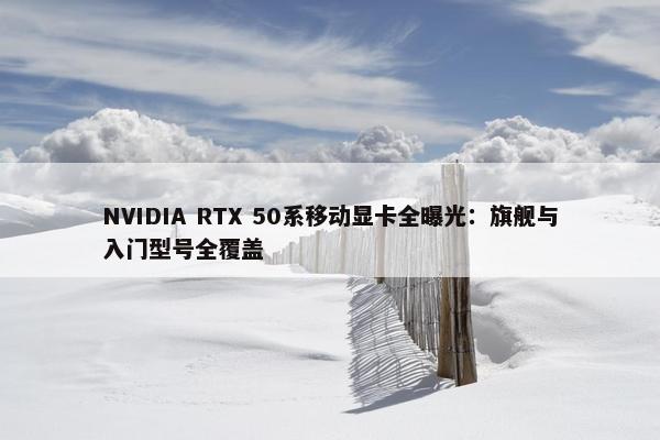 NVIDIA RTX 50系移动显卡全曝光：旗舰与入门型号全覆盖