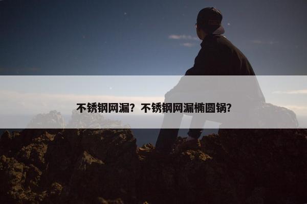 不锈钢网漏？不锈钢网漏椭圆锅？