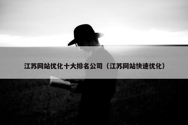 江苏网站优化十大排名公司（江苏网站快速优化）