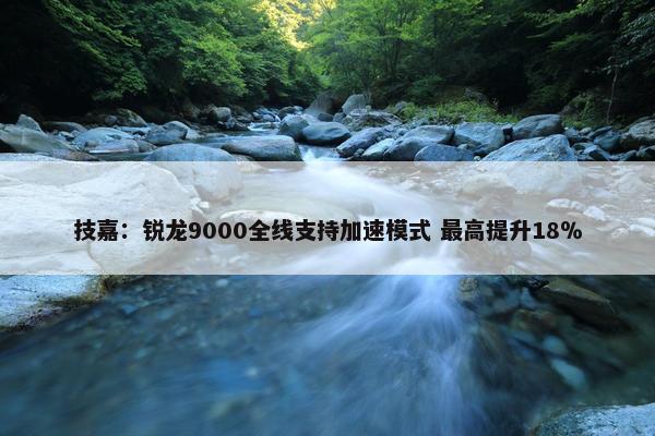 技嘉：锐龙9000全线支持加速模式 最高提升18％