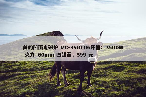 美的凹面电磁炉 MC-35RC06开售：3500W 火力_60mm 凹弧面，599 元