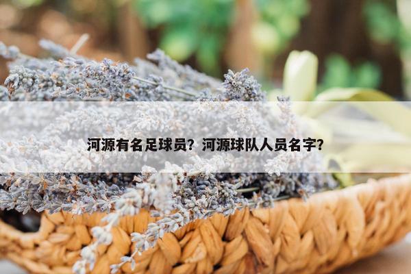 河源有名足球员？河源球队人员名字？