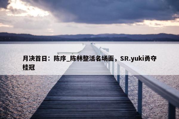 月决首日：陈序_陈林整活名场面，SR.yuki勇夺桂冠