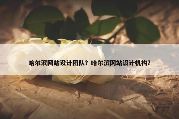 哈尔滨网站设计团队？哈尔滨网站设计机构？