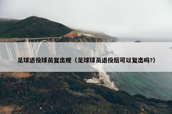 足球退役球员复出规（足球球员退役后可以复出吗?）