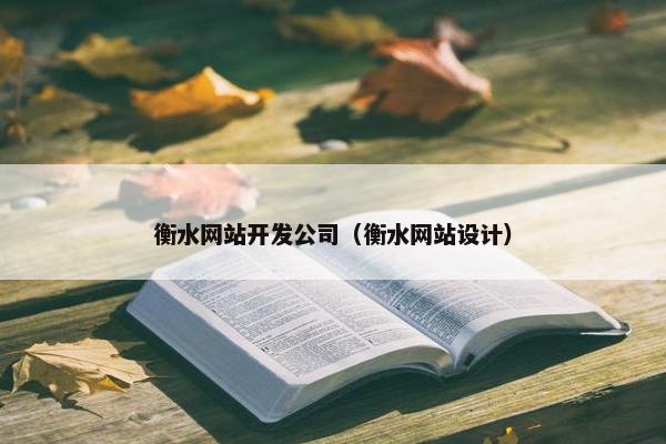 衡水网站开发公司（衡水网站设计）