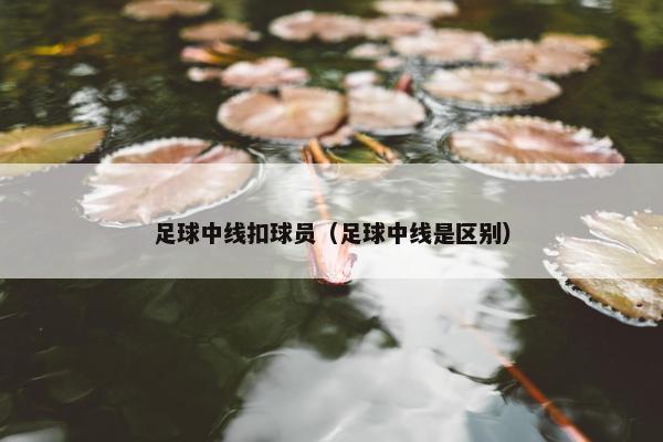 足球中线扣球员（足球中线是区别）