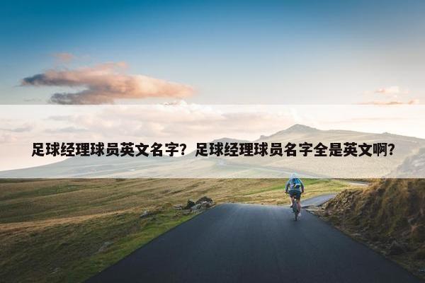 足球经理球员英文名字？足球经理球员名字全是英文啊？