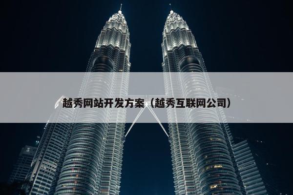 越秀网站开发方案（越秀互联网公司）