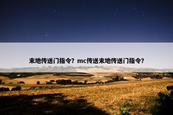 末地传送门指令？mc传送末地传送门指令？