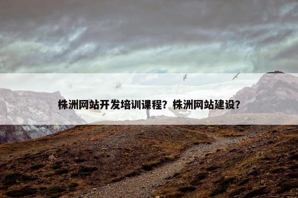 株洲网站开发培训课程？株洲网站建设？