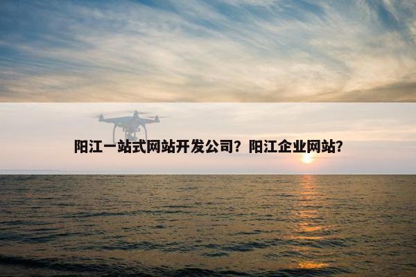 阳江一站式网站开发公司？阳江企业网站？