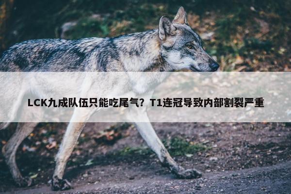 LCK九成队伍只能吃尾气？T1连冠导致内部割裂严重