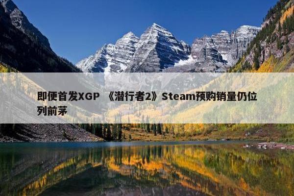 即便首发XGP 《潜行者2》Steam预购销量仍位列前茅