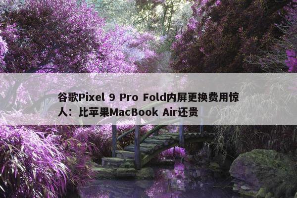 谷歌Pixel 9 Pro Fold内屏更换费用惊人：比苹果MacBook Air还贵