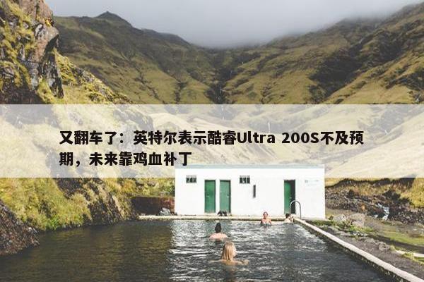 又翻车了：英特尔表示酷睿Ultra 200S不及预期，未来靠鸡血补丁