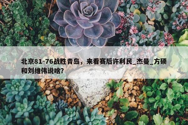 北京81-76战胜青岛，来看赛后许利民_杰曼_方硕和刘维伟说啥？